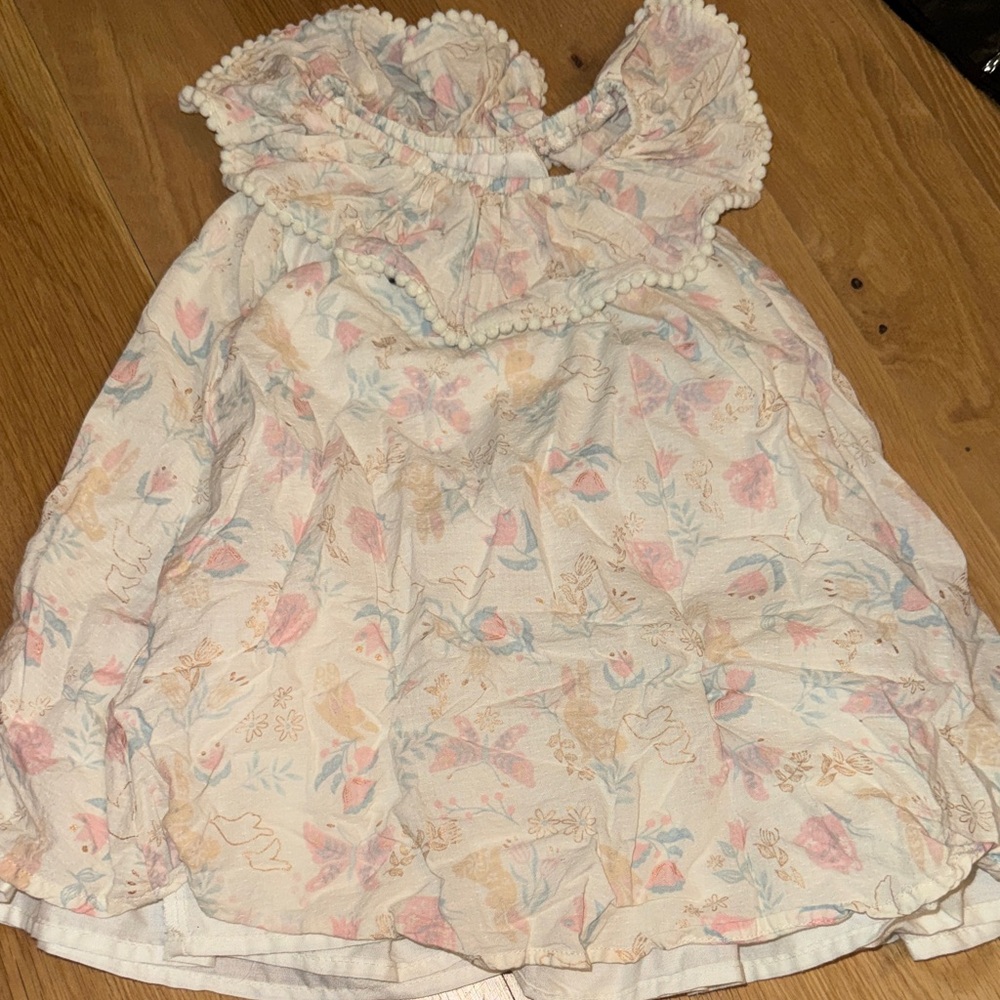 Floral Ruffle Baby Dress Easter